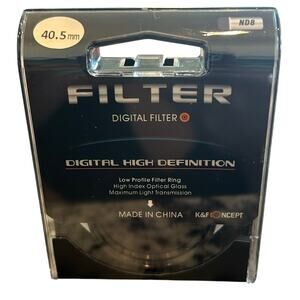 40.5mm Variable Neutral Density Camera Lens Filter ND8 by K&F Concept NEW